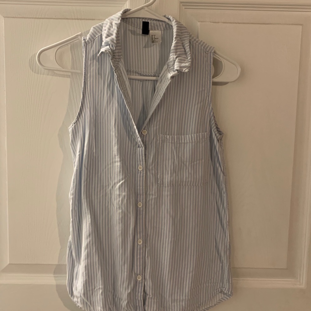 Button Up Tank Top
